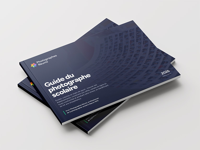 Couverture du Guide du photographe scolaire, édition 2026, de Photographes Réunis